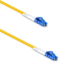 Fiber Patch Cable Detech, lc-lc, Upc, Singlemode, Duplex, 10m, Yellow - 18332