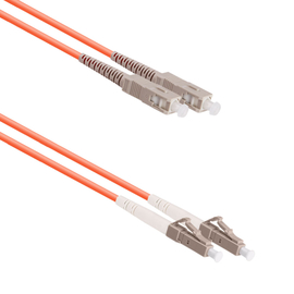 Fiber Patch Cable Detech, sc-lc, Upc, Multimode, Duplex, 10m, Orange - 18340