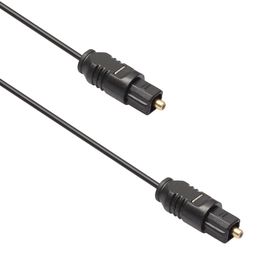 Optical Audio Cable Detech, Toslink, 1.5m, Black - 18354