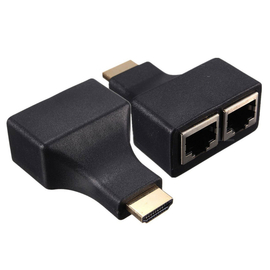 Extender Hdmi Μέσω lan cat-5e/6, Oem, Μαύρο - 17165