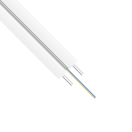 Fiber Optic Cable Detech, Ftth, 2 Cores, Indoor, 2000m, White - 18416