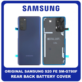 Γνήσια Original Samsung Galaxy S20 FE 4G (SM-G780F, SM-G780F/DSM) Rear Battery Cover Πίσω Καπάκι Μπαταρίας Cloud Navy Μπλε GH82-24263A (Service Pack By Samsung)
