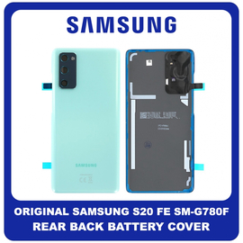 Γνήσια Original Samsung Galaxy S20 FE 4G (SM-G780F, SM-G780F/DSM) Rear Battery Cover Πίσω Καπάκι Μπαταρίας Cloud Mint Πράσινο GH82-24263D (Service Pack By Samsung)