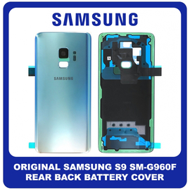 Γνήσια Original Samsung Galaxy S9 (SM-G960F, SM-G960) Rear Back Battery Cover Πίσω Κάλυμμα Καπάκι Πλάτη Μπαταρίας Ice Blue Μπλε GH82-15865G (Service Pack By Samsung)