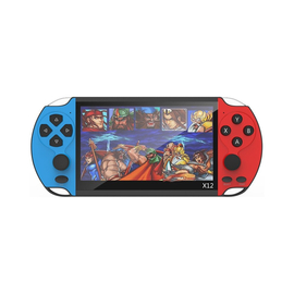 Portable Gaming Console no Brand x12 Plus, 5.1", 10000 Built-in Games, Blue/red - 13041