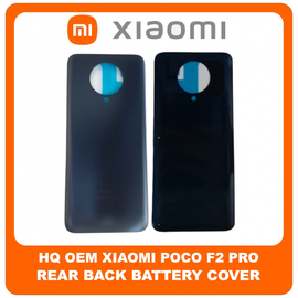 HQ OEM Συμβατό Για Xiaomi Poco F2 Pro (M2004J11G) Rear Back Battery Cover Πίσω Κάλυμμα Καπάκι Πλάτη Μπαταρίας Cyber Gray Γκρι (Grade AAA+++)