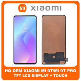 HQ OEM Συμβατό Για Xiaomi Mi 9T (M1903F10G), Mi 9T Pro (M1903F11G) TFT LCD Display Screen Assembly Οθόνη + Touch Screen Digitizer Μηχανισμός Αφής Black Μαύρο Without Fingerprint​ (Grade AAA+++)