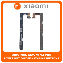 Γνήσια Original Xiaomi 12 Pro, Xiaomi 12Pro (2201122C, 2201122G) Power Key Flex Cable On/Off + Volume Key Buttons Καλωδιοταινία Πλήκτρων Εκκίνησης + Έντασης Ήχου (Service Pack By Xiaomi)