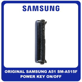 Γνήσια Original Samsung Galaxy A51, Galaxy A 51 (SM-A515F, SM-A515F/DSN, SM-A515F/DS) Power Key On/Off Πλήκτρo Εκκίνησης Prism Crush Black Μαύρο GH98-45034B (Service Pack By Samsung)