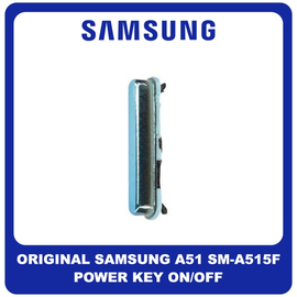 Γνήσια Original Samsung Galaxy A51, Galaxy A 51 (SM-A515F, SM-A515F/DSN, SM-A515F/DS) Power Key On/Off Πλήκτρo Εκκίνησης Prism Crush​ Blue Μπλε GH98-45034C (Service Pack By Samsung)