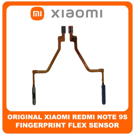 Γνήσια Original Xiaomi Redmi Note 9S, Redmi Note9S (M2003J6A1G) Fingerprint Flex Sensor Αισθητήρας Δακτυλικού Αποτυπώματος Interstellar Gray Μαύρο​ (Service Pack By Xiaomi)