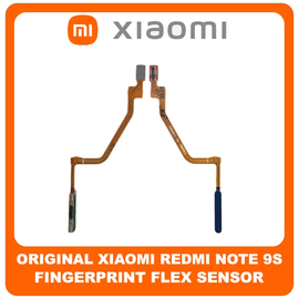 Γνήσια Original Xiaomi Redmi Note 9S, Redmi Note9S (M2003J6A1G) Fingerprint Flex Sensor Αισθητήρας Δακτυλικού Αποτυπώματος​ Aurora Blue ​Μπλε (Service Pack By Xiaomi)