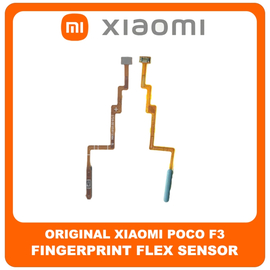 Γνήσια Original Xiaomi Poco F3, Poco F3 (M2012K11AG) Fingerprint Flex Sensor Αισθητήρας Δακτυλικού Αποτυπώματος Deep Ocean Blue Μπλε​ (Service Pack By Xiaomi)
