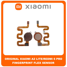 Γνήσια Original Xiaomi A2 Lite/Redmi 6 Pro (M1805D1SG) Fingerprint Flex Sensor Αισθητήρας Δακτυλικού Αποτυπώματος Gold Χρυσό 492111028076​ (Service Pack By Xiaomi)