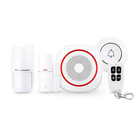 Smart Alarm System no Brand pst-h3, 5in1, wi-fi, Tuya Smart, White - 91011