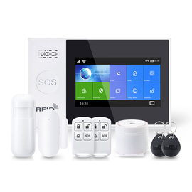 Smart Alarm System no Brand pst-Wg107t, 8in1, Gsm, wi-fi, Tuya Smart, White - 91015