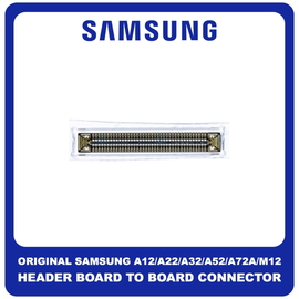 Γνήσια Original Samsung Galaxy A12 (SM-A125F/DSN), A13 (SM-A135F), A22 (SM-A225F), A42 5G (SM-A426B), A52 5G (SM-A526B)  Header Board To Board Board Connector / BTB Socket 2x39 Pin Κονέκτορας Πλακέτας 3710-004501 (Service Pack By Samsung)