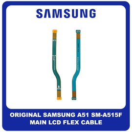 Γνήσια Original Samsung Galaxy A51, Galaxy A 51 (SM-A515F, SM-A515F/DSN, SM-A515F/DS) Main LCD Flex Cable Καλωδιοταινία Οθόνης GH59-15282A (Service Pack By Samsung)