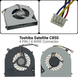 Ανεμιστήρας Toshiba Satellite C850 4pin