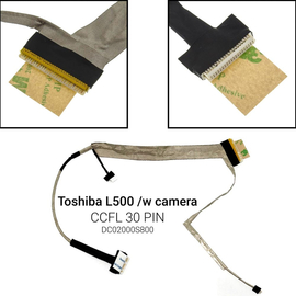 Καλωδιοταινία Οθόνης για Toshiba L500 With Webcam Connector Ccfl Version