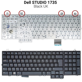 Πληκτρολόγιο Dell Studio 1735
