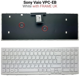 Πληκτρολόγιο Sony Vaio vpc-eb Λευκό