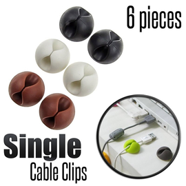 Cable Clips cc-908 (6 Τμχ.)
