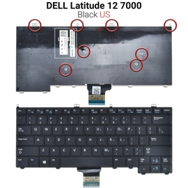 Πληκτρολόγιο Dell Latitude 12 7000