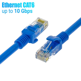 Καλώδιο Ethernet 0.5m cat 6e Μπλε