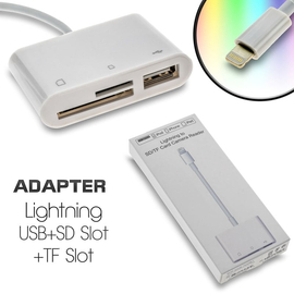 Lighthing Adapter Card Reader 3 in 1 usb