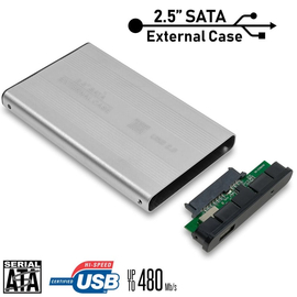 External Case hdd 2.5'' Sata Silver