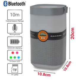 Bluetooth Ηχείο Φορητό Lanter Grey b15