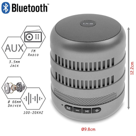 Bluetooth Ηχείο Φορητό Silver q5