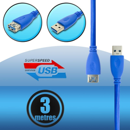 Usb 3.0 Καλώδιο Προέκταση 3m