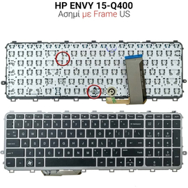 Πληκτρολόγιο hp Envy 15-Q400 m6-N100 With Frame With Backlit