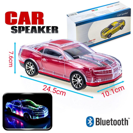 Ηχείο-Αυτοκίνητο Bluetooth με led Κόκκινο