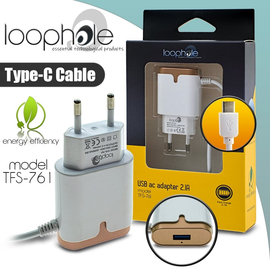 Loophole ac Adapter Type-c Gold