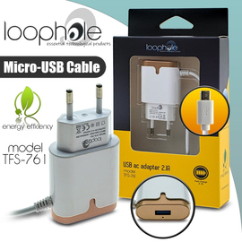 Loophole ac Adapter Micro-b Gold