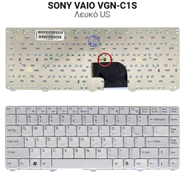 Πληκτρολόγιο Sony Vaio vgn-c1s Λευκό
