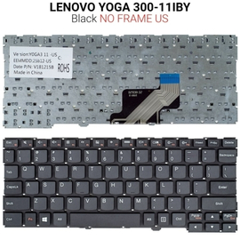 Πληκτρολόγιο Lenovo Yoga 300-11iby no Frame us