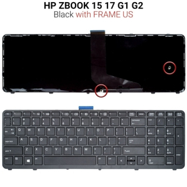 Πληκτρολόγιο hp Zbook 15 17 g1 g2