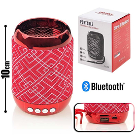 Φορητό Ηχείο Bluetooth Knit red