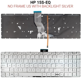 Πληκτρολόγιο hp 15s-eq no Frame us With Backlit Silver