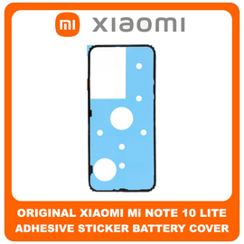 Γνήσια Original Xiaomi Mi Note 10 Lite (M2002F4LG, M1910F4G) Adhesive Foil Sticker Battery Cover Tape Κόλλα Διπλής Όψης Πίσω Κάλυμμα Kαπάκι Μπαταρίας (Service Pack By Xiaomi)