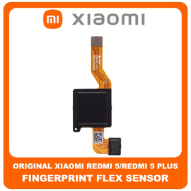 Γνήσια Original Xiaomi Redmi 5 Plus (Redmi Note 5) (MEG7, MEI7) Fingerprint Flex Sensor Αισθητήρας Δακτυλικού Αποτυπώματος Black Μαύρο (Service Pack By Xiaomi)