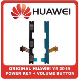 Γνήσια Original Huawei Y5 2019 (AMN-LX9, AMN-LX1, AMN-LX2, AMN-LX3) Power Key Flex Cable On/Off + Volume Key Buttons Καλωδιοταινία Πλήκτρων Εκκίνησης + Έντασης Ήχου (Service Pack By Huawei)