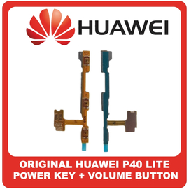 Γνήσια Original Huawei P40 Lite E (ART-L28, ART-L29, ART-L29N) Power Key Flex Cable On/Off + Volume Key Buttons Καλωδιοταινία Πλήκτρων Εκκίνησης + Έντασης Ήχου 03026LSN (Service Pack By Huawei)