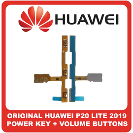 Γνήσια Original Huawei P20 Lite 2019, P20Lite 2019, Power Key Flex Cable On/Off + Volume Key Buttons Καλωδιοταινία Πλήκτρων Εκκίνησης + Έντασης Ήχου (Service Pack By Huawei)