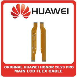Γνήσια Original Huawei Honor 20 (YAL-L21, YAL-AL00) Honor 20 Pro (YAL-AL10, YAL-L41), Main LCD Flex Cable Καλωδιοταινία Οθόνης 03026EFP (Service Pack By Huawei)