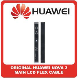 Γνήσια Original Huawei Nova 3, Huawei Nova3 (PAR-AL00, PAR-LX1M,) Main LCD Flex Cable Καλωδιοταινία Οθόνης 03025KCD (Service Pack By Huawei)